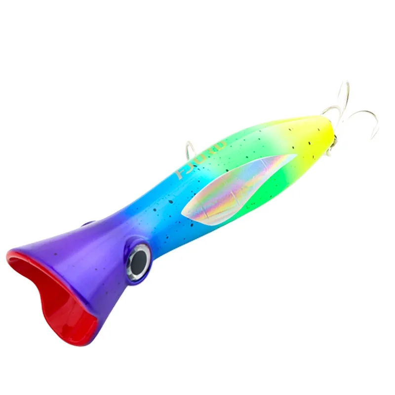 FJORD FJL 5203 Floating Popper Lure 84g 165mm ABS Hard Bait Stainless Steel Hook Saltwater Freshwater Fishing GT Tuna Bass Pike