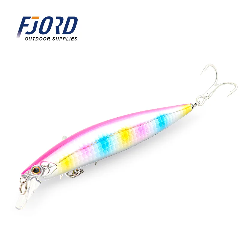 FJORD Super Long Casting 120mm Fishing Minnow Lures 22g Stock Saltwater Lures Sinking for Carp and Tilapia in River and Lake