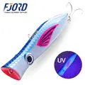 FJORD New Model 135mm Top Water Popper Lure 49g Floating Hard Bait for Saltwater Fishing in River Lake Stream Made ABS Plastic - photo 8