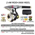 2.4m rod+3500 reel
