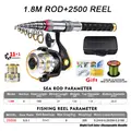 FJORD 1.8M/2.1M/2.4M/2.7M Portable Fishing Rod Reel Spinning Fishing Rod Set With Box - photo 2