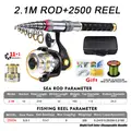 FJORD 1.8M/2.1M/2.4M/2.7M Portable Fishing Rod Reel Spinning Fishing Rod Set With Box - photo 3
