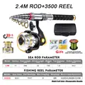 FJORD 1.8M/2.1M/2.4M/2.7M Portable Fishing Rod Reel Spinning Fishing Rod Set With Box - photo 4