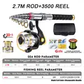 FJORD 1.8M/2.1M/2.4M/2.7M Portable Fishing Rod Reel Spinning Fishing Rod Set With Box - photo 5