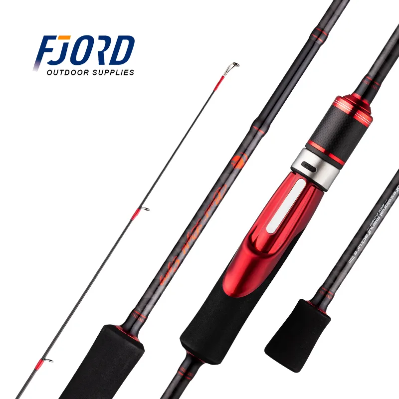 FJORD Professional 2.1m 2section Storay Carbon Fibre Boat Casting Squid Rod Fishing Rod Fuji Guide