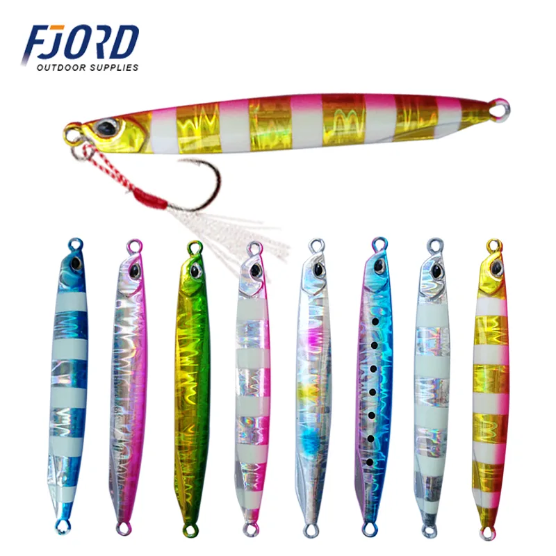 FJORD 40g/60g Fishing for Vertical Slow Fishing Jig Lures Saltwater High Quality Metal Metal Lure Artificial Hard Bait 86mm 96mm