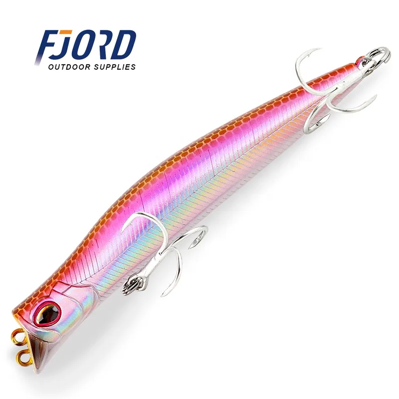 FJORD 100mm/11g Floating Minnow Lures Plastic Hrad Fishing Lure 3D Eyes Fishing Lure