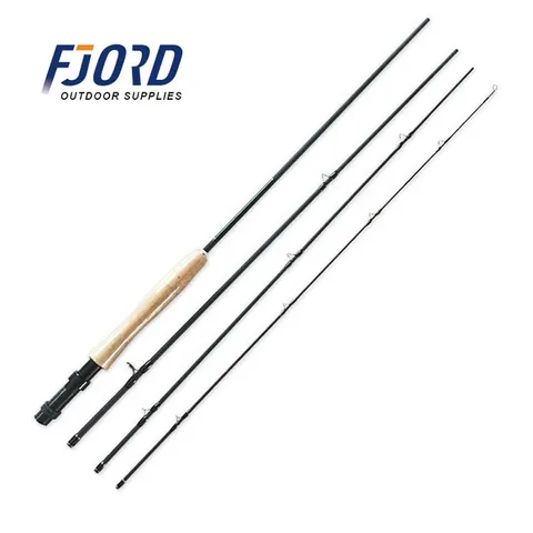 OEM 9ft 5/6wt Fly Fishing Rod 4pcs Carbon Fiber Trout Rod with Tube Case for Freshwater Stream Lake