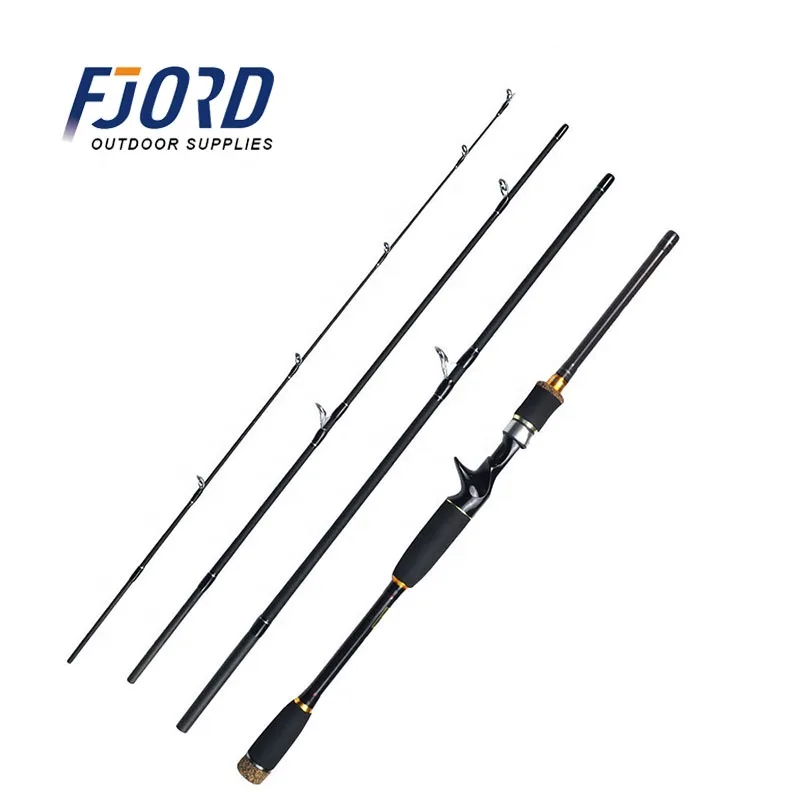 OEM Telescopic Casting Fishing Rod 4 Section Saltwater Freshwater Carbon Fiber