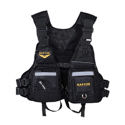 Fjord Adult Fishing Vest Life Jacket Fishing Buoyancy Life Suit With Multi Pocket for Outside Fishing