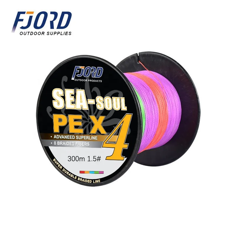 FJORD 300m X4 X8 X9 PE Fishing Line Strong Strength Braided Reel Fishing Line