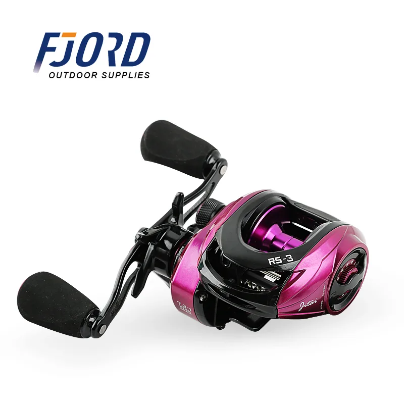 FJORD in Stock Baitcasting Reel 19LB Max Drag High Speed Freshwater Saltwater Fishing Reel
