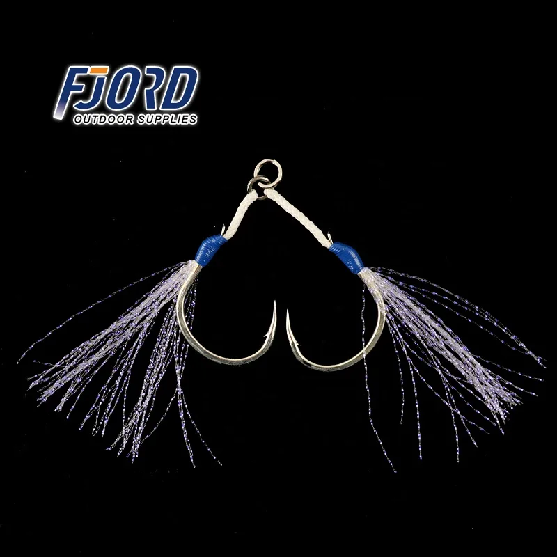 FJORD Deep Sea Double Assist Fishing Jigging Hook