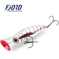 FJORD Top Model OEM/Whosale 14g 80mm Top Water Lure Artificial Bait Hard Popper Fishing Popper Lures - photo 8