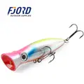 FJORD Top Model OEM/Whosale 14g 80mm Top Water Lure Artificial Bait Hard Popper Fishing Popper Lures - photo 6