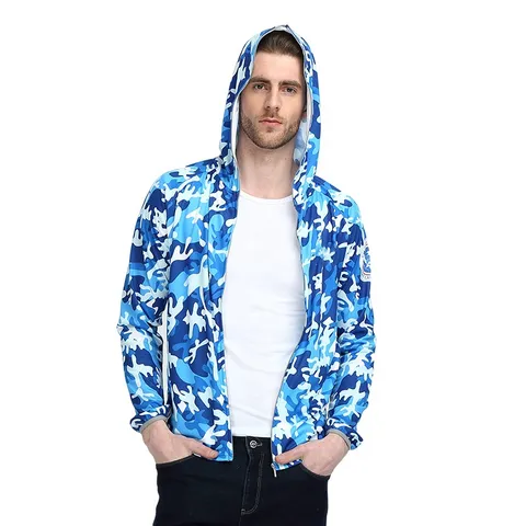 FJORD China Sublimation Printed Hooded Fishing Wear Long Sleeve Jersey Shirt for Fishing