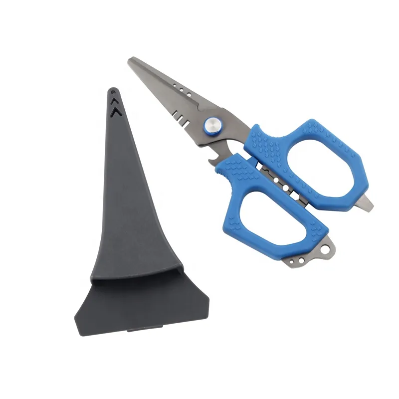 FJORD Outdoor Portable Sharped Blade Fishing Scissors Fishing Stainless Steel Line Cutters Scissors
