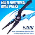 FJORD Clamp Head Fishing Pliers Lines Crimp Lead Multifunctional Pliers New Style Titanium Alloy for Cutting Fishing - photo 3