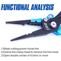 FJORD Clamp Head Fishing Pliers Lines Crimp Lead Multifunctional Pliers New Style Titanium Alloy for Cutting Fishing - photo 4