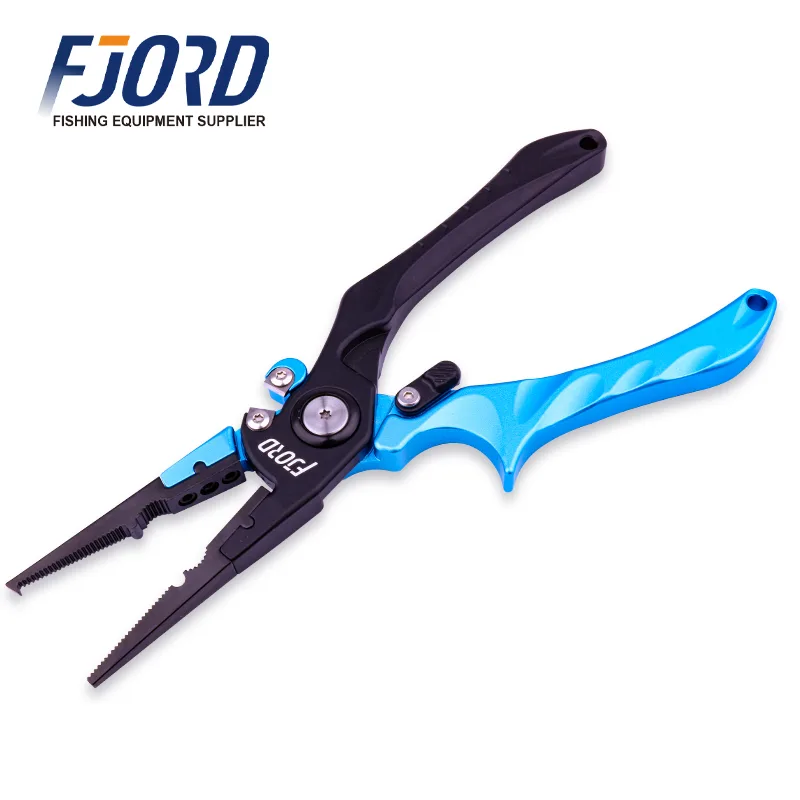 FJORD Clamp Head Fishing Pliers Lines Crimp Lead Multifunctional Pliers New Style Titanium Alloy for Cutting Fishing