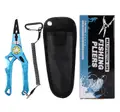 FJORD Wholesale Fishing Tools Remove Hooks Pliers Aluminium Fishing Pliers with Steel Wires - photo 1