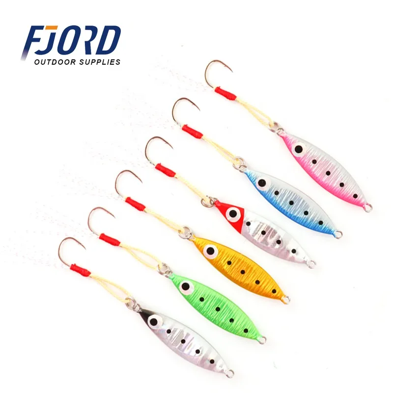 FJORD Oem 7g 10g Small Jig Lead Fish Fishing Lures Micro Jig for Salt Water