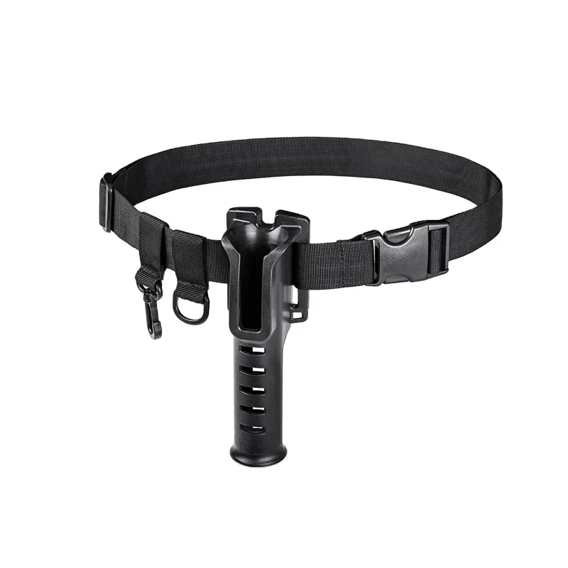 Custom Fishing Waist Belt Adjustable 84 140 cm Rod Holder Lure Tool Spinning Casting Pole Support Durable Plastic Factory Supply