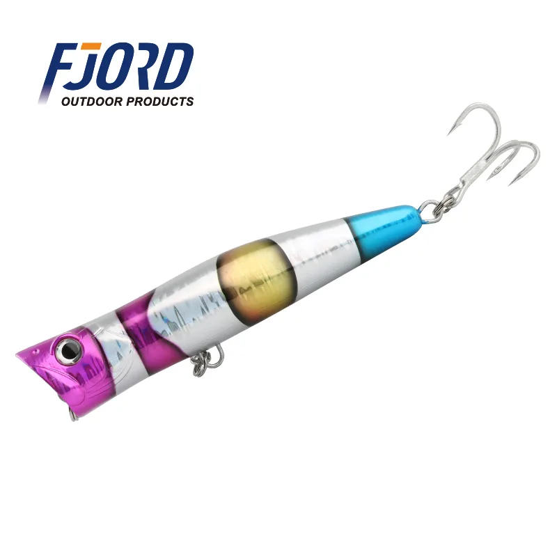 FJORD 140MM Topwater Bait Popper Fishing Lure Best Selling 2OZ/57G Jointed Minnow Lure ABS Plastic Wholesale