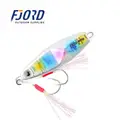 FJORD New Coming Glowing Fish Jigs Slow Pitch Jigs 60g 40G 30G 20G 15G Jigging Lure With Double Hooks - photo 10