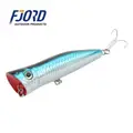 FJORD Luminous 140mm 51g Floating Strike Popper Hard Lures ABS Plastic Fishing Baits in River Lake Stream - photo 1