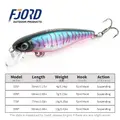 FJORD Wholesale 55mm/66mm/77mm/88mm Suspending Minnow 3d Eyes Hard Minnow Lures Saltwater - photo 8