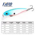 FJORD Wholesale 55mm/66mm/77mm/88mm Suspending Minnow 3d Eyes Hard Minnow Lures Saltwater - photo 9