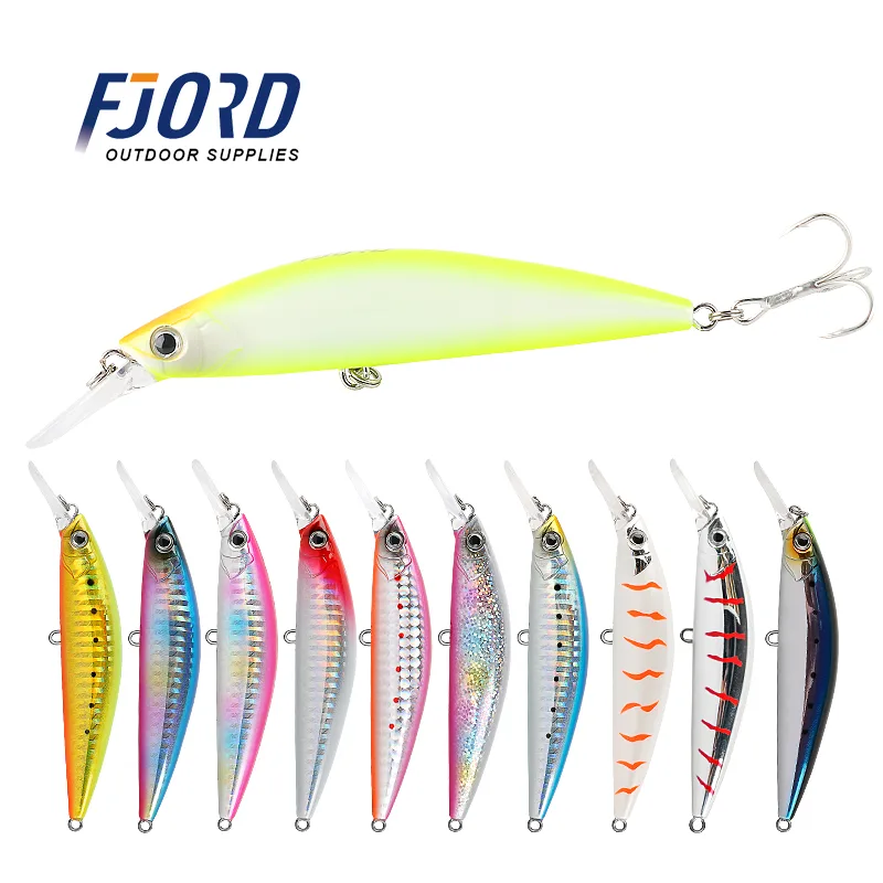 FJORD 90mm 29g Professional Sinking Best Fishing Lures Soft Minnow Saltwater Fishing Lure Long Casting Baits River Lake Stream