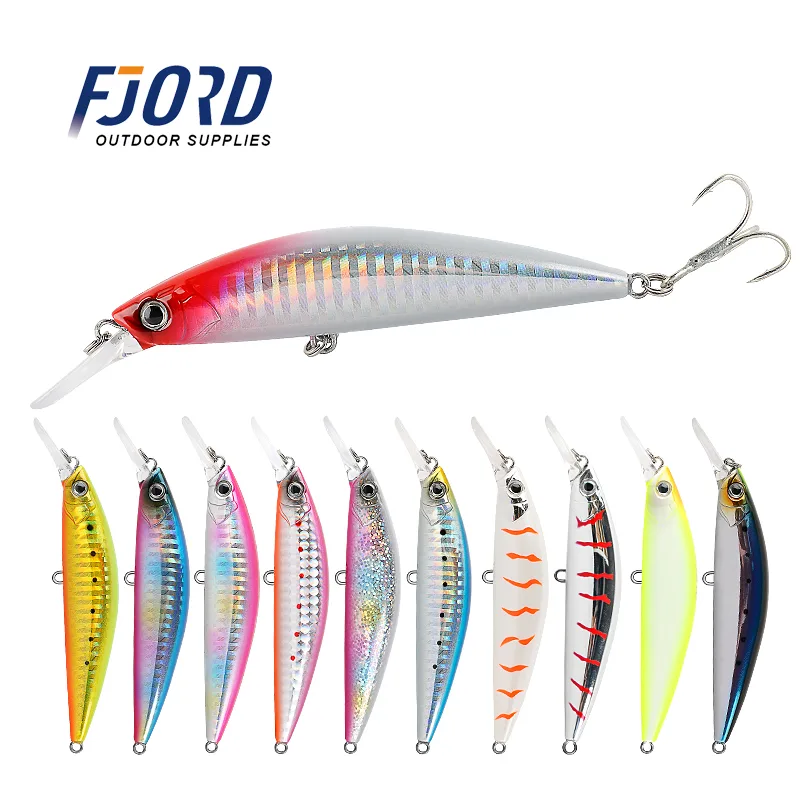 FJORD High-quality New Model Product 17g 70mm Salt Water Sea Fishing Heavy Minnow Lures