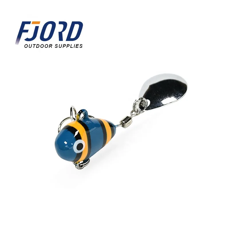 FJORD New Coming 7.5g 10.5g 14g Hard Lure Lead Metal Vibe Lure Spinner with Treble Hook