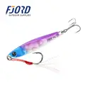 FJORD Hot Sale Glow Jigs 30g 40g 60g Saltwater Fishing Lures with Hooks PVC Wood Material for Carp Tilapia Rivers Lakes Streams - photo 1