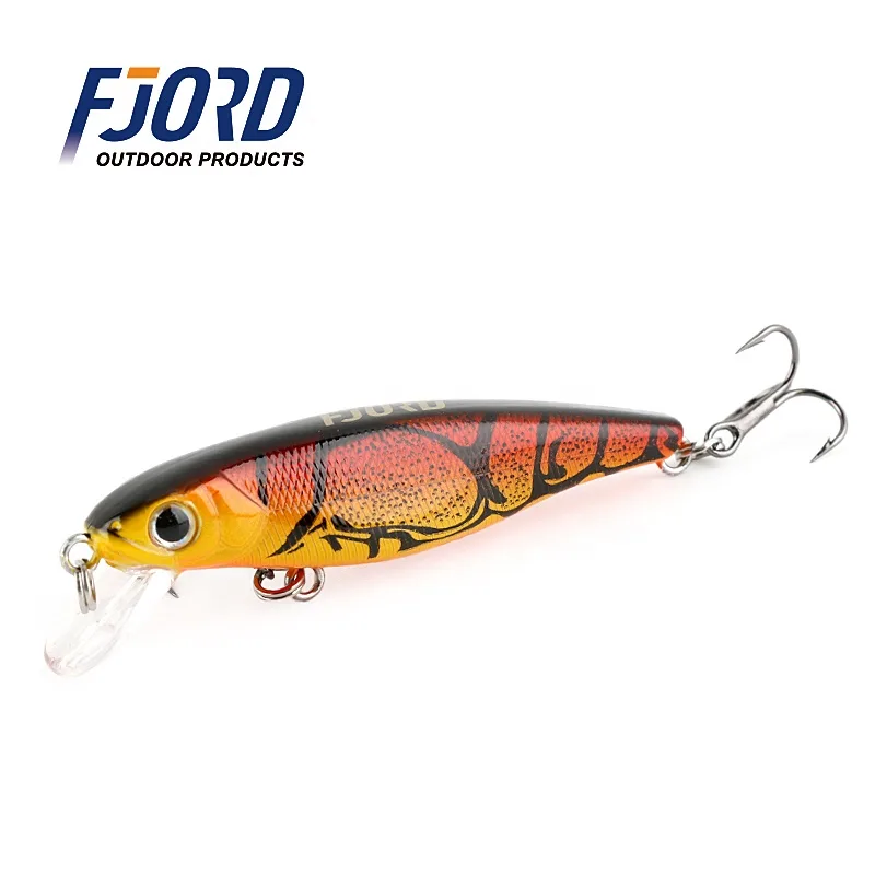 FJORD Wholesale Suspend Lure 4g 55mm/7g 6/6mm 1/0g 7/7mm 1/2g 8/8mm Minnow Lures Hard Minnow Bait for Boating Fishing