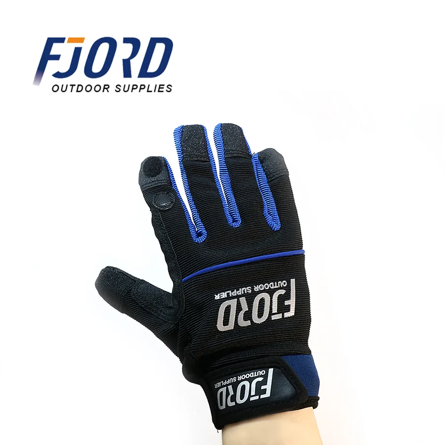 FJORD Outdoor Wear Resistant All Finger Fishing Gloves Safety Gloves Sports Glove
