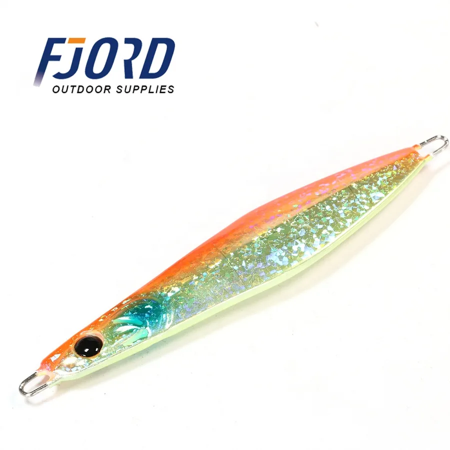 FJORD 120G 150g 180g 200g 220g 260g 300g Saltwater Luminous Slow Pitch Jigging Metal Fishing Hard Bait Lure Jigs