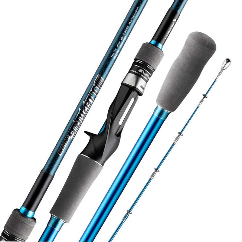 FJORD High Carbon Telescopic Fishing Rod 1.95m/2.15m/2.35m Slow Action 60g EVA for Saltwater Boat Fishing Stream & River Use