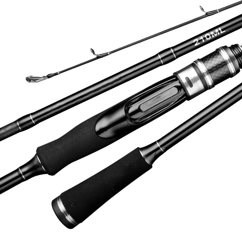 FJORD Carbon Telescopic Fishing Rod Medium Light 2.1m 2.4m Saltwater Freshwater Boat Casting Spinning for Bass in River