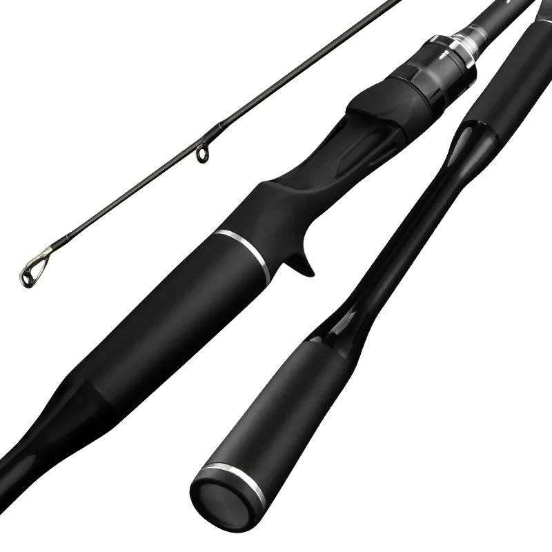 Carbon Fiber Telescopic Fishing Rod Saltwater Boat Casting Rod EVA Grip 1.98m 2.1m 2.4m Lake Stream Travel Pole