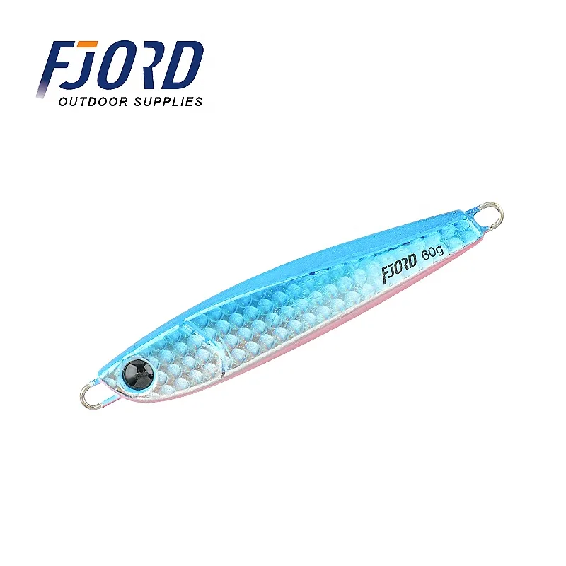 FJORD OEM30G/40G/60G Chrome Metal Jig Mould Fishing Jigs Glow Lead Fishing Weights