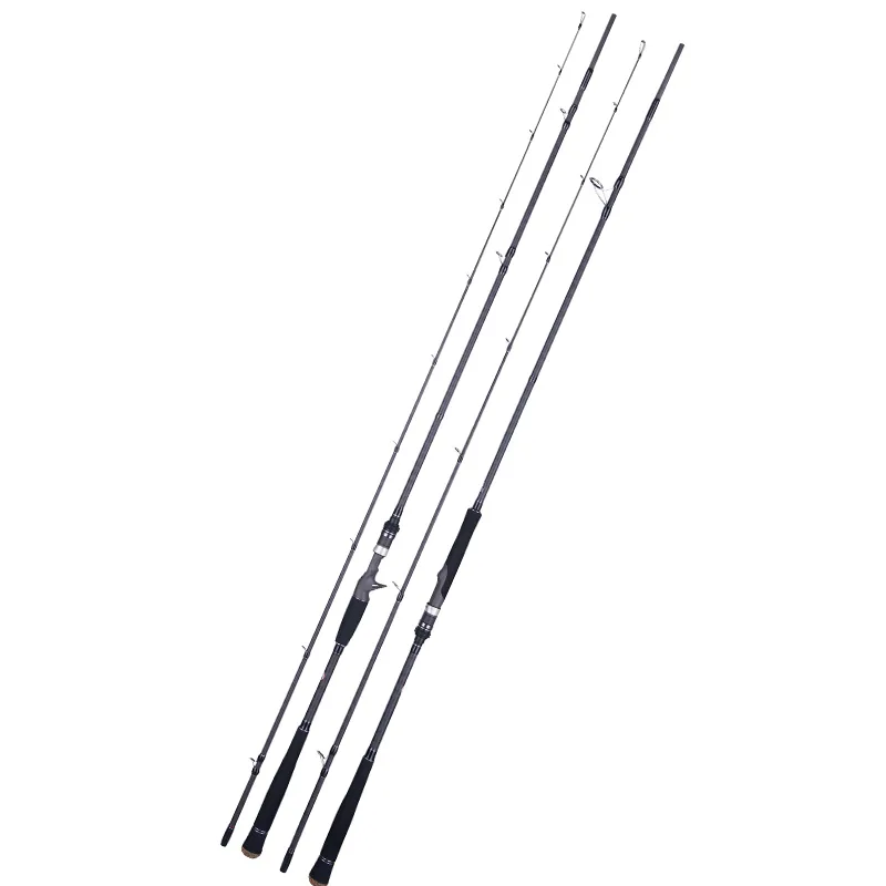 FJORD Heavy Duty Carbon Lure Rod 2.4m/2.7m/2.84m Saltwater Casting Rod Extra Long Handle for Bass & Catfish