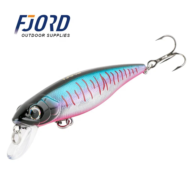 FJORD 7g 66mm Fishing Lure Hard Suspending Minnow Bait Printed ABS for Bass Target Species in River Lake Stream