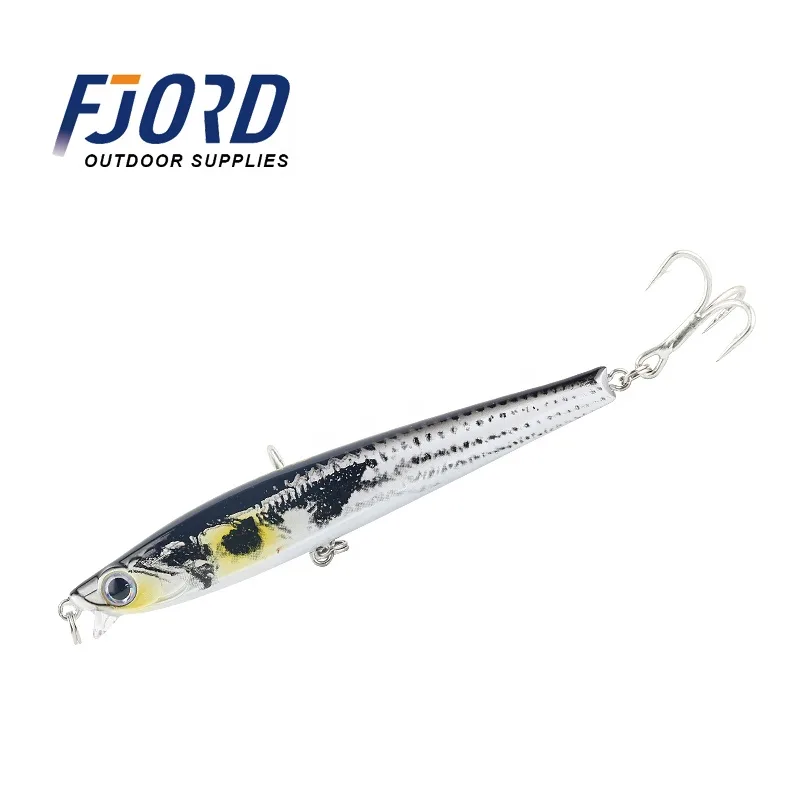 FJORD 30g 105mm Saltwater Hard Lure Fishing ABS Minnow Sinking Lure for Catfish Bream River Lake Stream 1-3m Marlin Crucian Carp