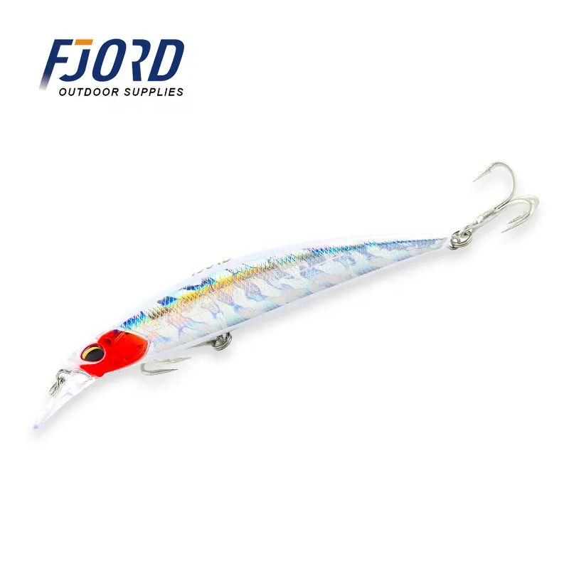 FJORD Lures Fishing Saltwater Hard Lure Sinking Minnow Action 27g 110mm Casting Artificial Bait Stainless Steel ABS Plastic for