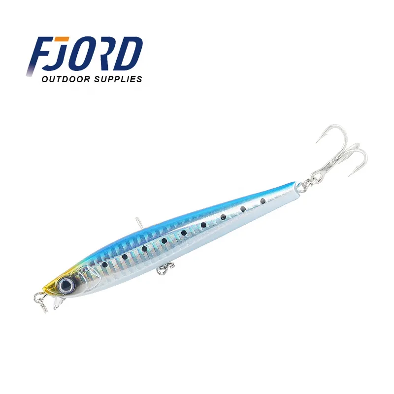 FJORD Saltwater Artificial Hard Bait 30g 105mm Minnow Sinking Fishing Lure ABS & Stainless Steel for River Lake Stream