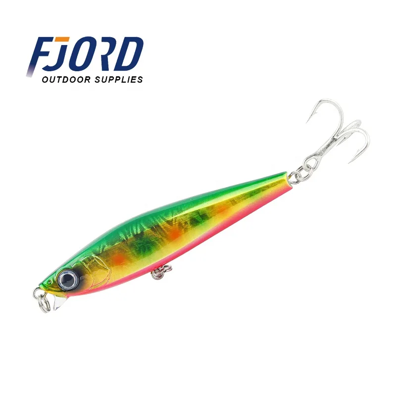 FJORD Minnow Lure Saltwater Fishing Lures 20g 85mm Stainless Steel ABS Plastic River Lake Stream Sinking Fishing Hard Artificial