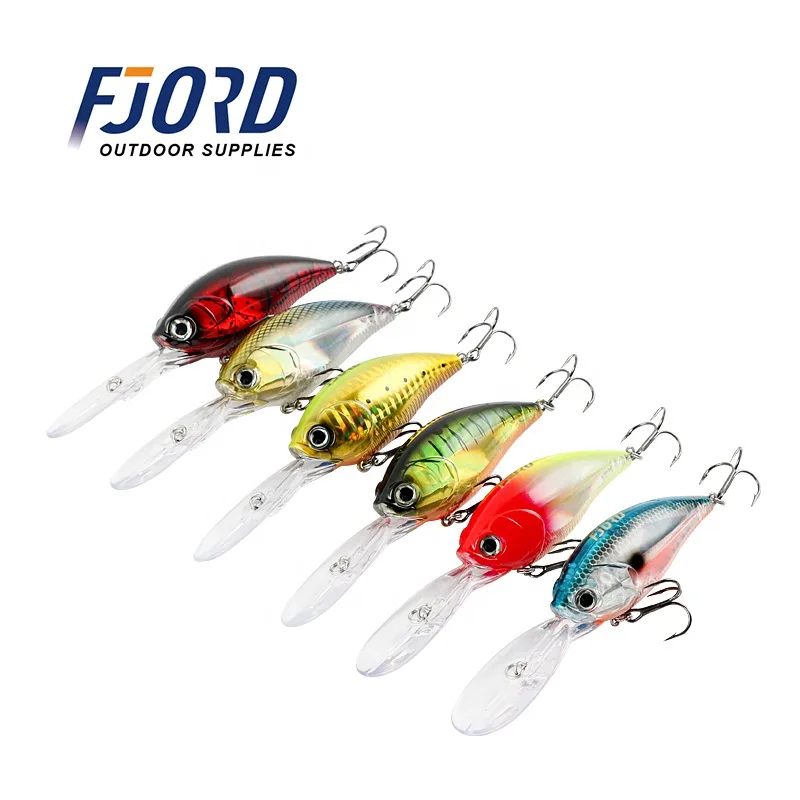 FJORD Floating Minnow Lure 23g 70mm Stainless Steel & ABS Plastic Model FJL 5064 for River Lake Stream Ocean Fishing